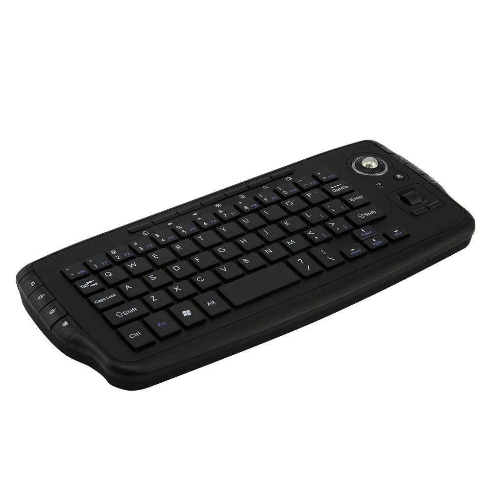 CHUYI 2 4g Портативная мини беспроводная клавиатура Trackball Air Mouse функциональная