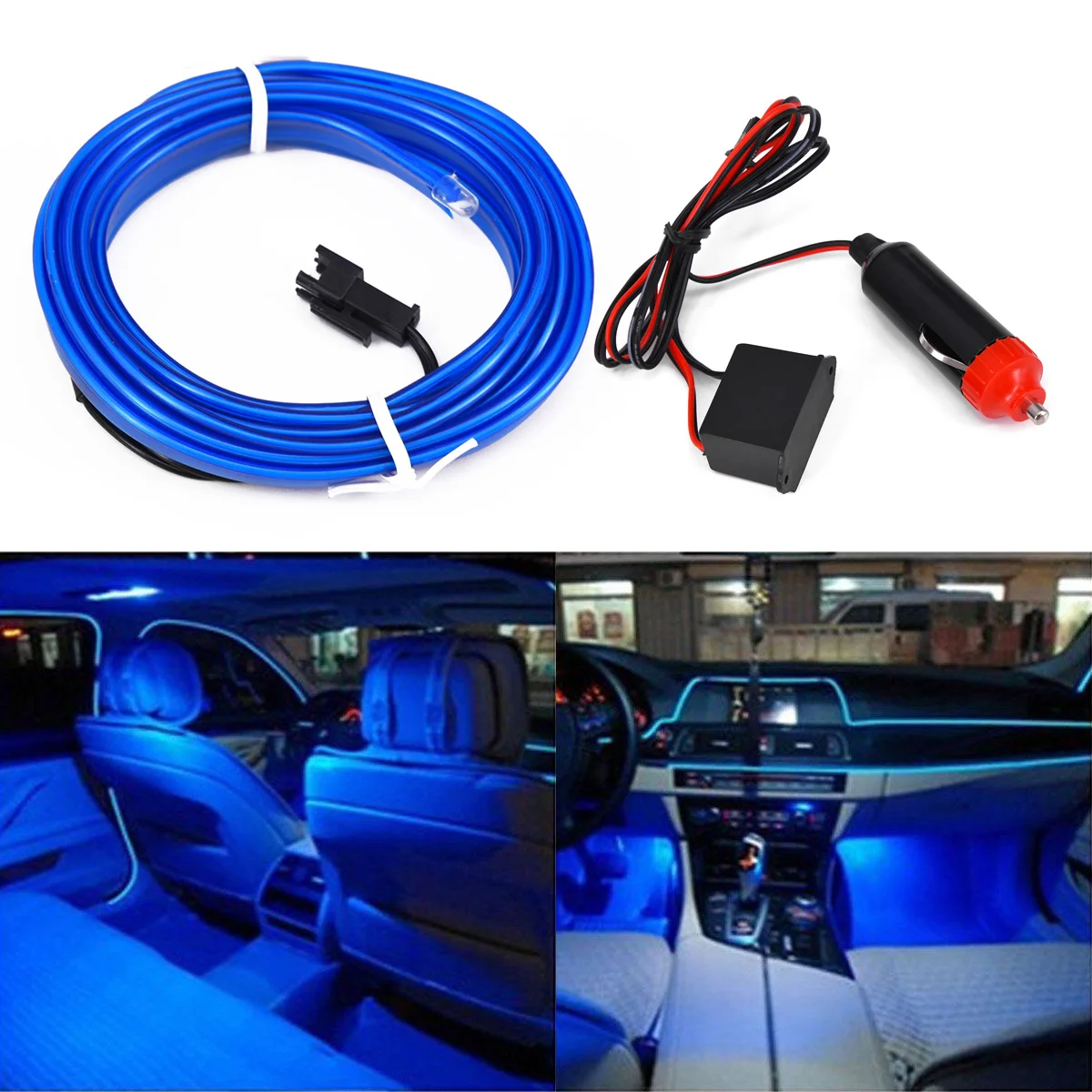 Mini неон led 12в авто