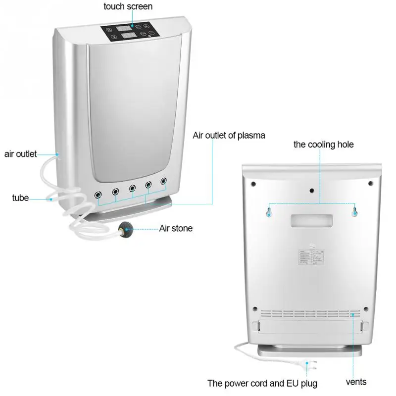 Бытовой ионизатор для очистки воздуха для дома генератор отрицательных ионов очиститель воздуха удалить формальдегида дым очистки пыли 220 В
