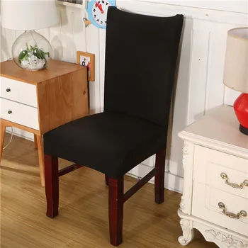 

Spandex Chair Cover Elastic Stretch Dinner Seat Cover for Restaurant Hotel Wedding Banquet Anti-dirty Removable chaise