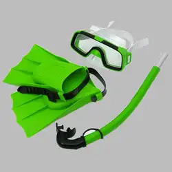Дайвинг плавательные очки маски для подводного плавания дыхательная трубка Подводное плавание желтый, зеленый, оранжевый, синий комплект
