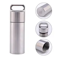 Прохладный Водонепроницаемый баночка для таблеток Бутылка Контейнер для путешествий на открытом воздухе набор предметов на случай чрезвычайной ситуации Шестерни