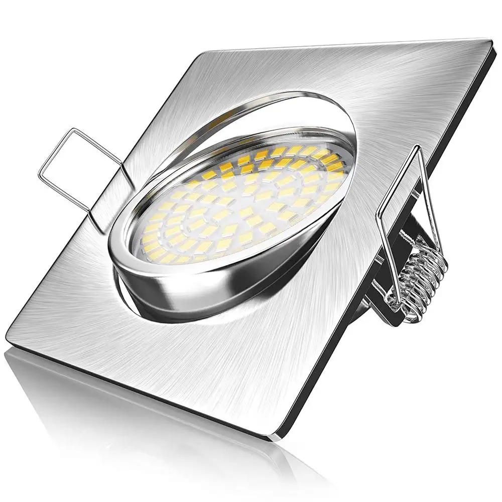 

CLAITE 3.5W 68 LED Square LED Ceiling Light Non-dimmable Recessed Downlight Spotlight AC220-240V