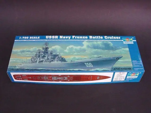 Trumpeter 1/700 05708 г. военный круизер СССР Frunze | Игрушки и хобби