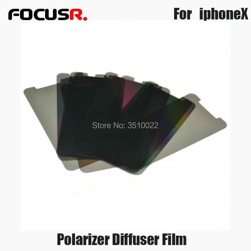 

Focusr. 10 pieces/lot Replacement LCD Screen Polarizer Only For LCD Polarizer Diffuser Film for iPhone X