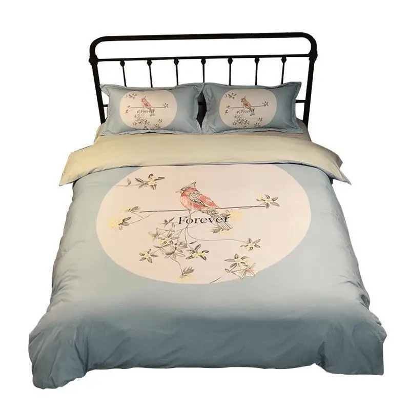 

Lit Duvet Queen Nordico Matrimonio Cover Beddengoed Bedding Cotton Roupa Ropa De Cama Bed Linen Sheet And Quilt Bedsheet Set