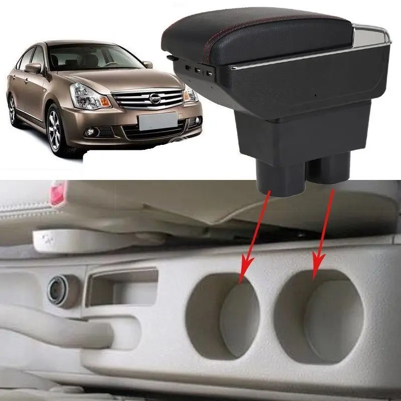 

Parts Arm Rest Car-styling Car Interior Auto Decorative Modified Automovil Armrest Box 12 13 14 15 16 FOR Nissan Sylphy