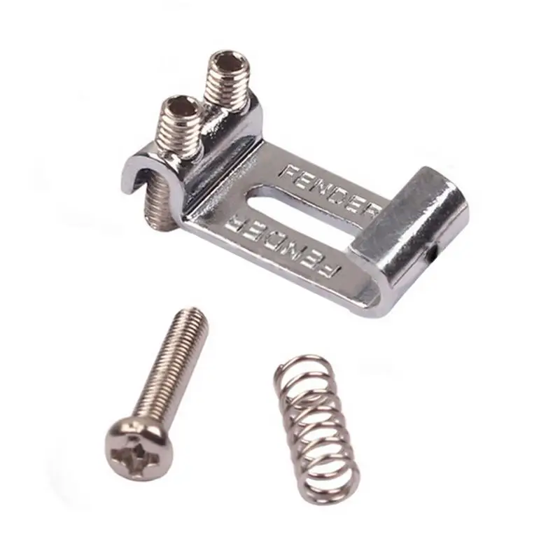 

(6 In 1 Set) Electric Guitar Single Shake Vibrato System String Code Saddle Fixed Bridge Lower String Press String Block Press S