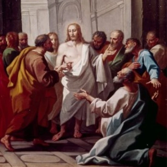 Unbelieving Thomas by Hendrick Krock (1677-1736) Poster Print (24 x 36) |