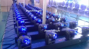 

8pieces cabezas moviles led beam dj rgbw dmx lyre beam 4x10w 4in1 stage led moving head professional show lighting