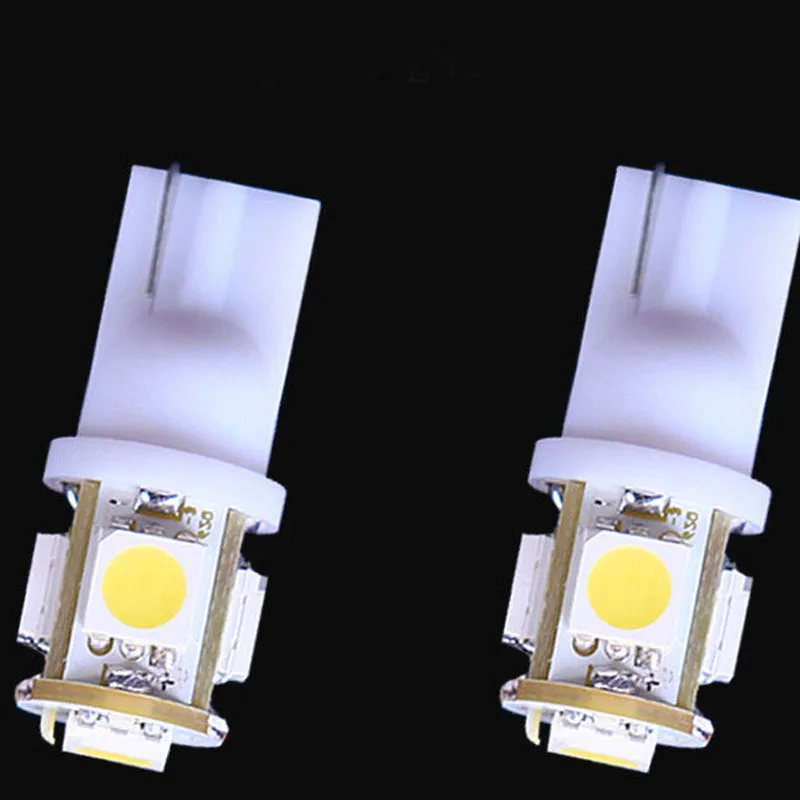 20X6000 K белый T10 подкладке/номерной знак лампочки 5050 SMD 5 светодиодный DC10 ~ 15