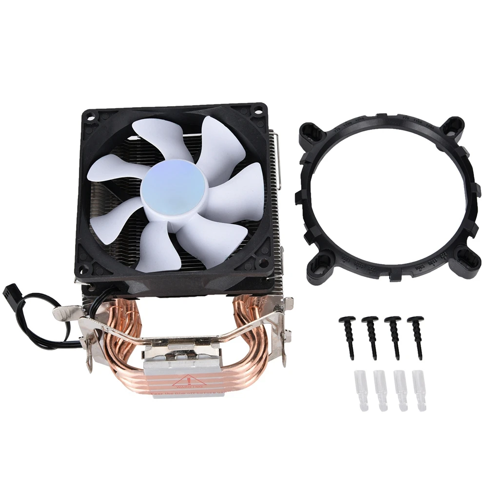 

Iceblade Aluminum CPU Cooling Radiator 4 Copper Tubes 3-cable Single 3-pin Fan No light