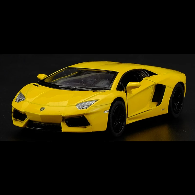 Kinsmart 1:38 Aventador Lp700 4 литье под давлением модель автомобиля игрушка с откатом для
