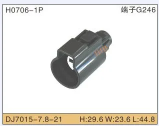 

5set 1P Automobile Waterproof Automotive Line Terminal Auto Wire Terminals Electrical 1 Pin Connectors Dj7015-7.8-21