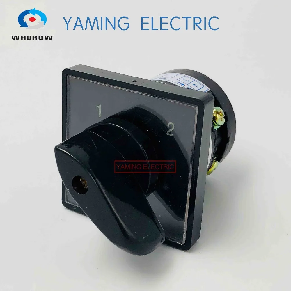 Yaming Electric 2 позиционный 1 4 контактный полюсный 500В 20А ручной поворотный Кулачковый