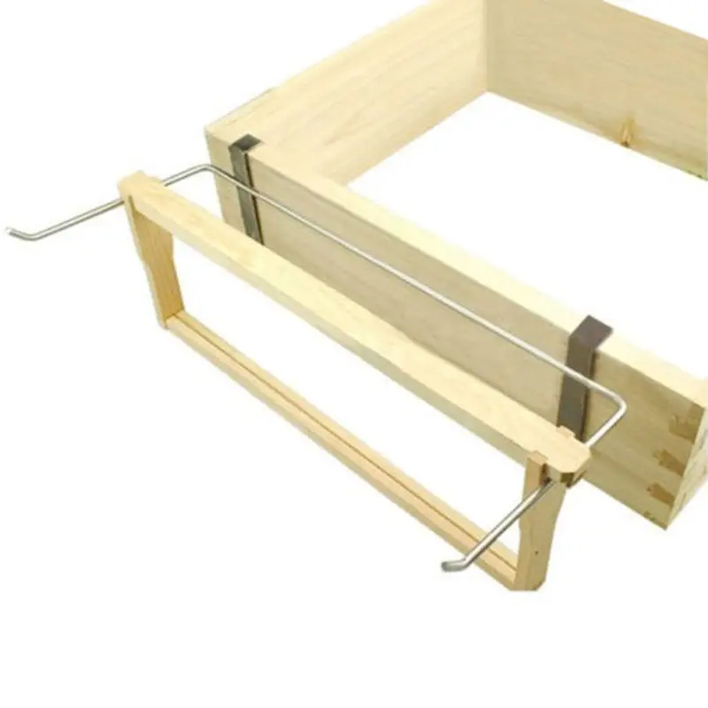 

Sliver Stainless Steel Beekeeping Frame Holder Bee Hive Perch