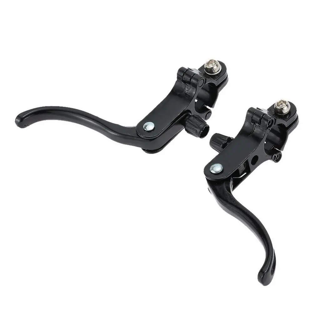 1 Pair Aluminum Alloy Bicycle Brake Levers Durable Mountain Bike Folding Bike Brake Handles for