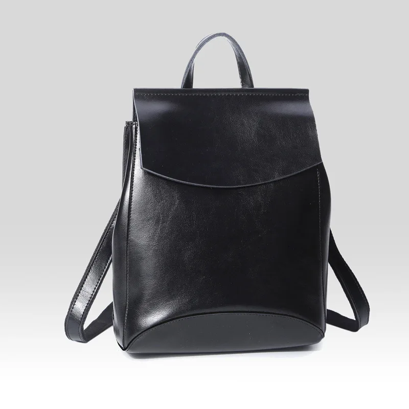 

TOPEST Genuine Leather Woman Package 2019 Ma'am Cowhide Women's Backpack Both Shoulders Backpack