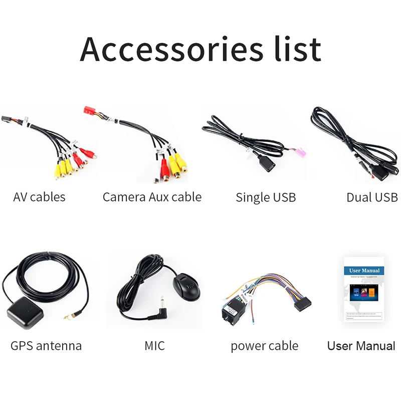 Discount Universal Android 9.0 Car Radio 1 Din Android 10.2"  IPS Touch Screen Car Stereo GPS Navigation Built-in for Nissan Toyota 4