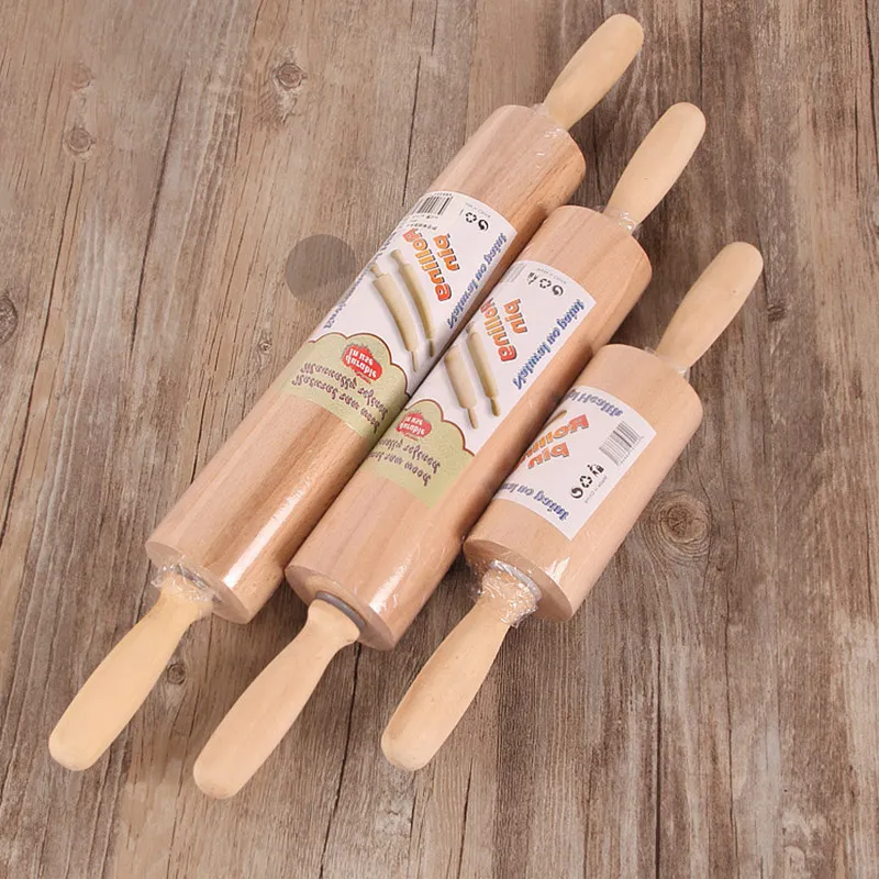 Wooden Rolling Pin, Hand Dough Roller for Pastry, Fondant, Cookie Dough, Chapati, Pasta, Bakery, Pizza. Kitchen tool