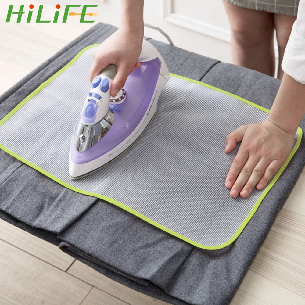 

HILIFE Insulation Household Protective Press Mesh Ironing Cloth Guard Ironing Board Cover Random Colors Against Pressing Pad