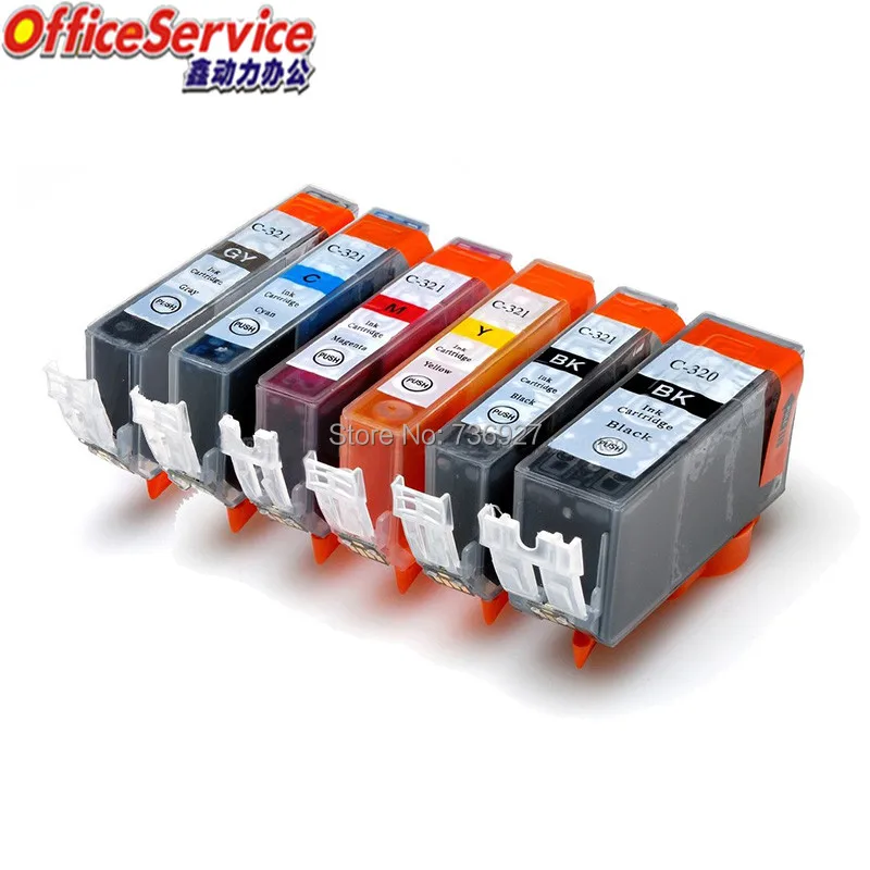 Картридж с чернилами BCI320 BCI321 для Canon подходит принтера IP3600 IP4600 IP4700 MP560 MP620 MP630 MP990 |