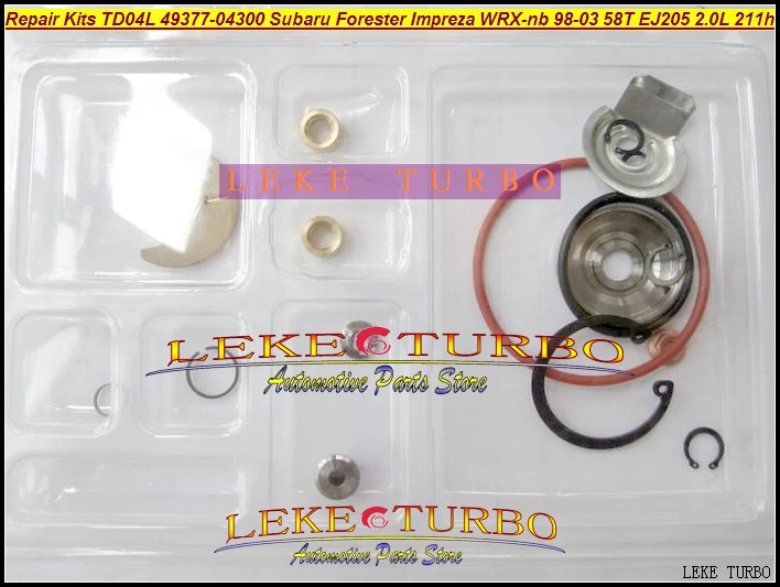 Turbocharger Turbo Repair Kits TD04L-13T 49377-04300 49377-04100 For SUBARU Forester Impreza WRX-NB 1998-03 58T EJ205 2.0L 211HP (1)