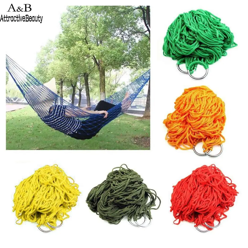 

Camping Hammock Hiking 100 Hanging Travel Home Fashion Park Outdoor Tree etc Kg Outdoor Travel Portable Nylon Mesh