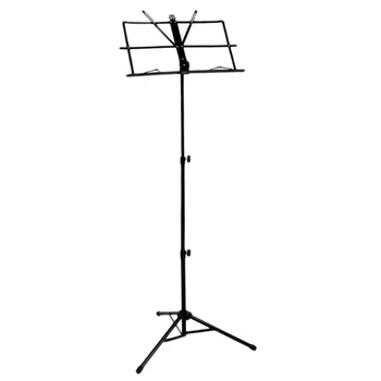 

ADDFOO Folding Sheet Music iron Holder Stand with Bag Color Black Tabletop