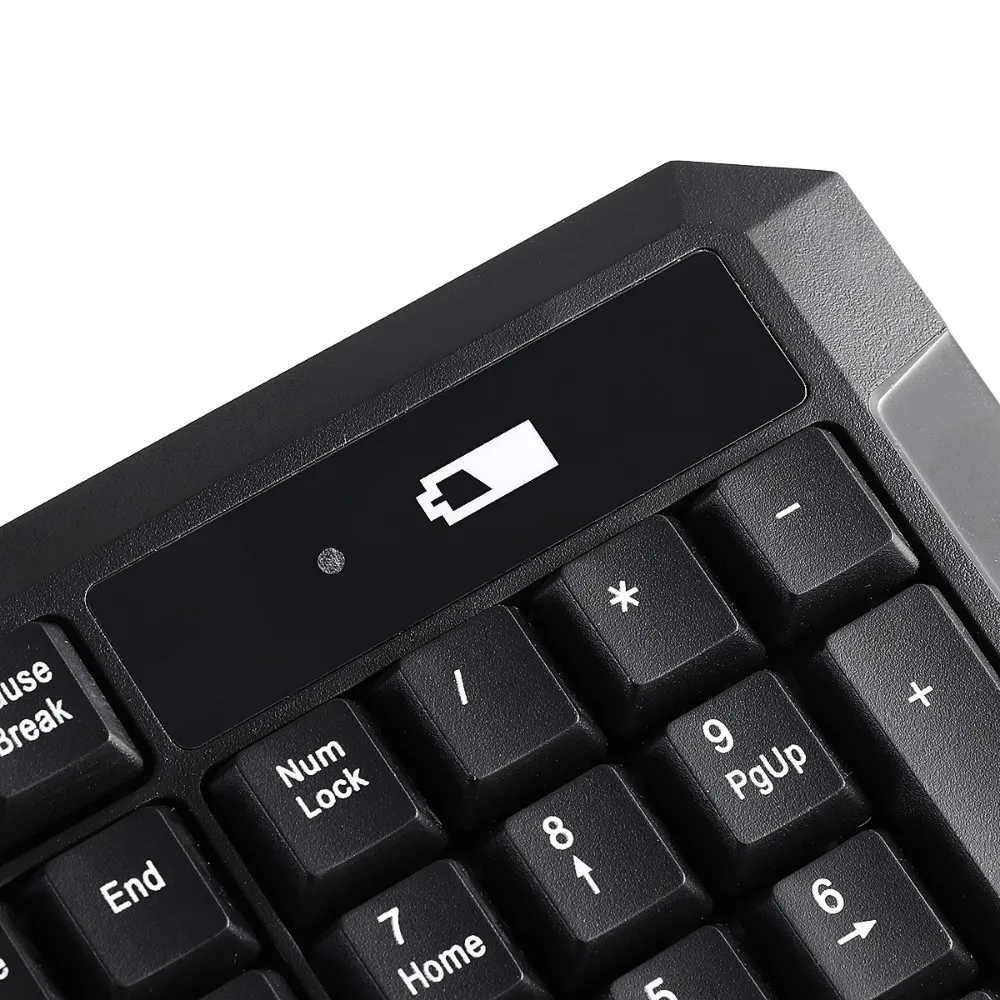 Black Color 104 Keys Standard 2.4G Wireless Keyboard And Mouse Set Kit Gaming Keyboard for Home Office Computer Black Color 104 Keys Standard 2.4G Wireless Keyboard And Mouse Set Kit Gaming Keyboard for Home Office Computer