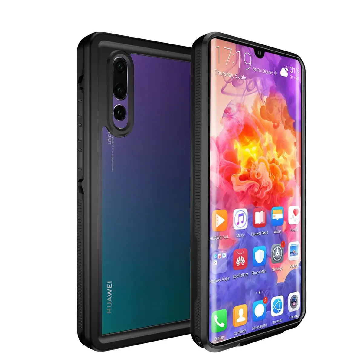 

IP68 Waterproof Case For Huawei P30 P30 Pro Case Full Protection Dustproof Shockproof Cover For Huawei P30 Case Transparent Capa