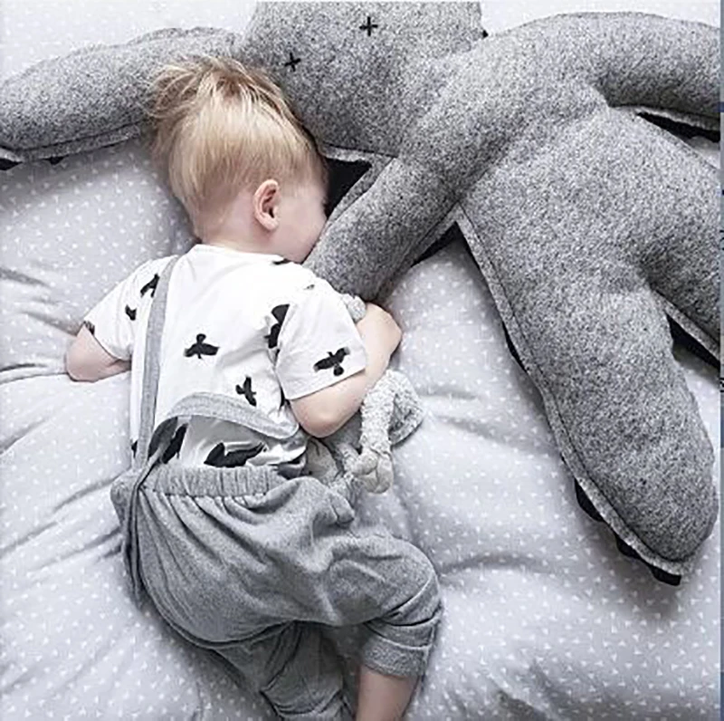 

Baby Pillow Newborn Appease Toy Baby Room Decor Cartoon Rabbit Crib Bumper Sleep Toys Multifunction Soft Pillow Christmas Gift