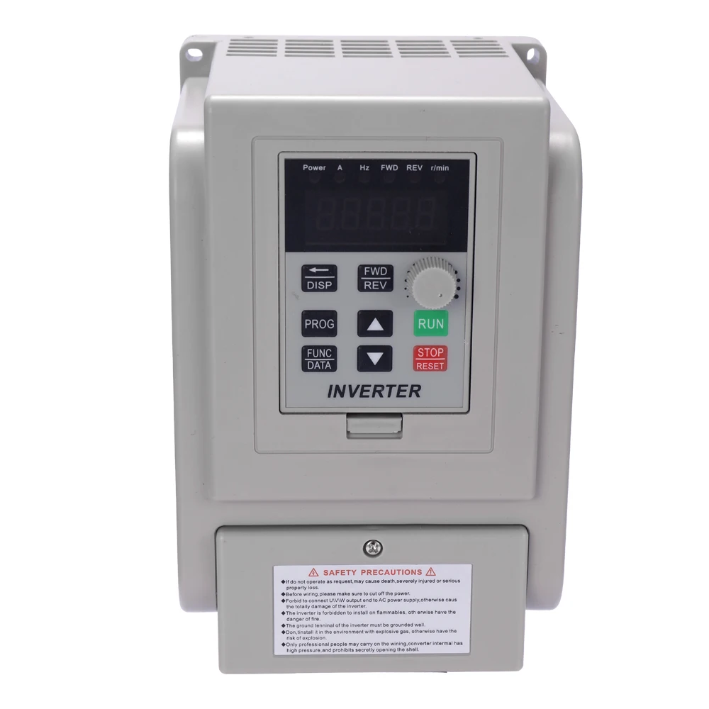 

AC 220V Universal Single Phase Input Three Phase Out Variable Inverter PWM Control Frequency Converter 0.45KW/0.75KW/1.5KW/2.2KW