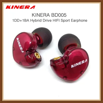

KINERA BD005 1DD With 1BA Hybrid Drive Hybrid Sport HIFI Music Monitor In-Ear Earphone Quality Music Earphone DIY Earphones