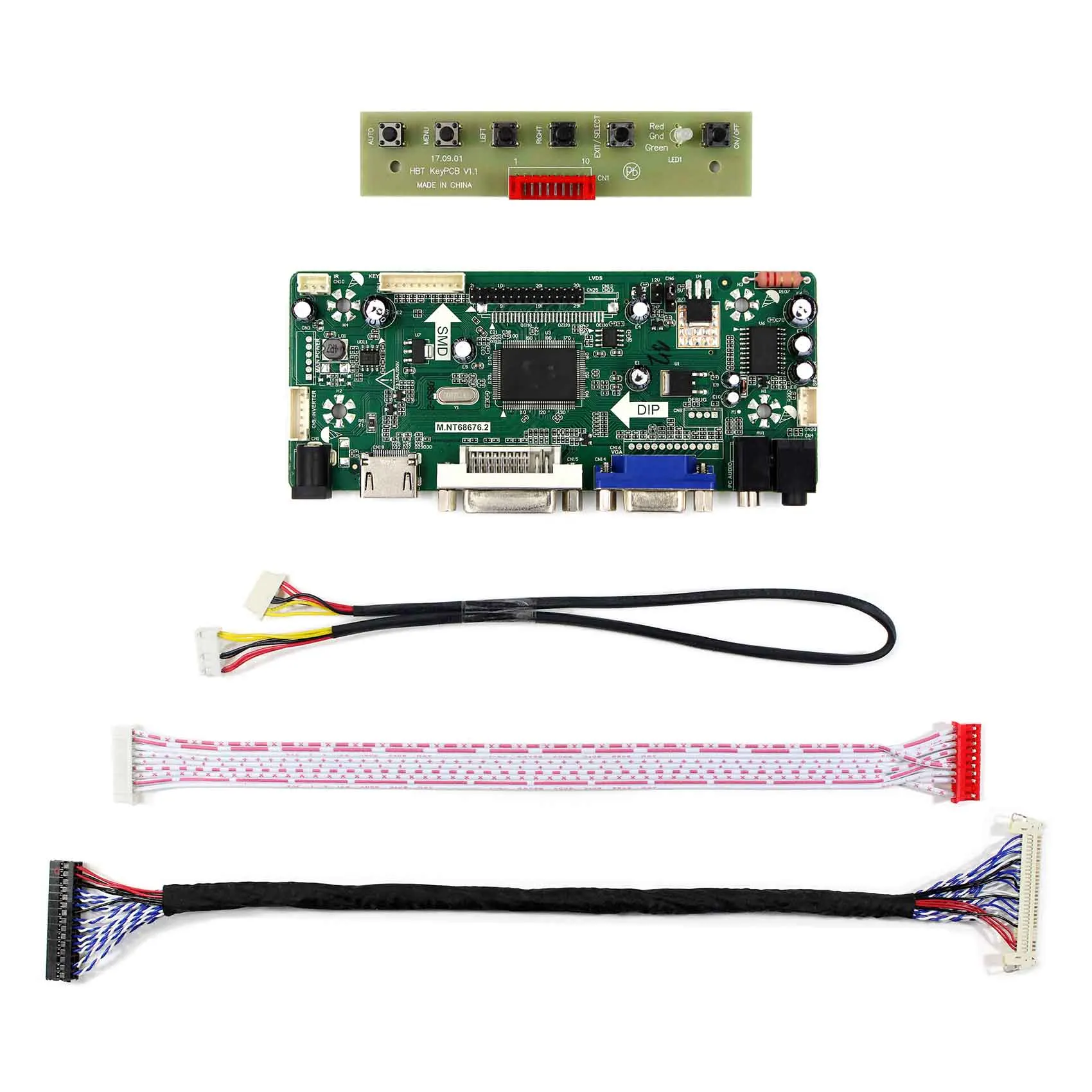 G215HAN01.0 G240HW01 V1 G240HW01 V0 drive board M.NT68676 with HDMI DVI VGA AUDIO input