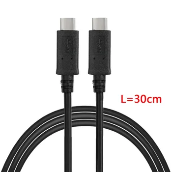 

10pcs/lot USB-C USB 3.1 Type C Male Connector to Male Data Cable for Tablet & Phone & Hard Disk Drive Black 30cm 1m 2m 3m