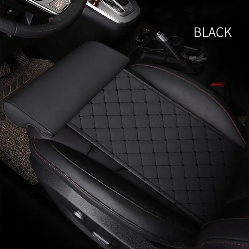 

Automobile Seat Leather Leg Pad Diamond-Shaped Support Extension Mat Soft Wear-resistant Durable Soft Elastic Car Accessories