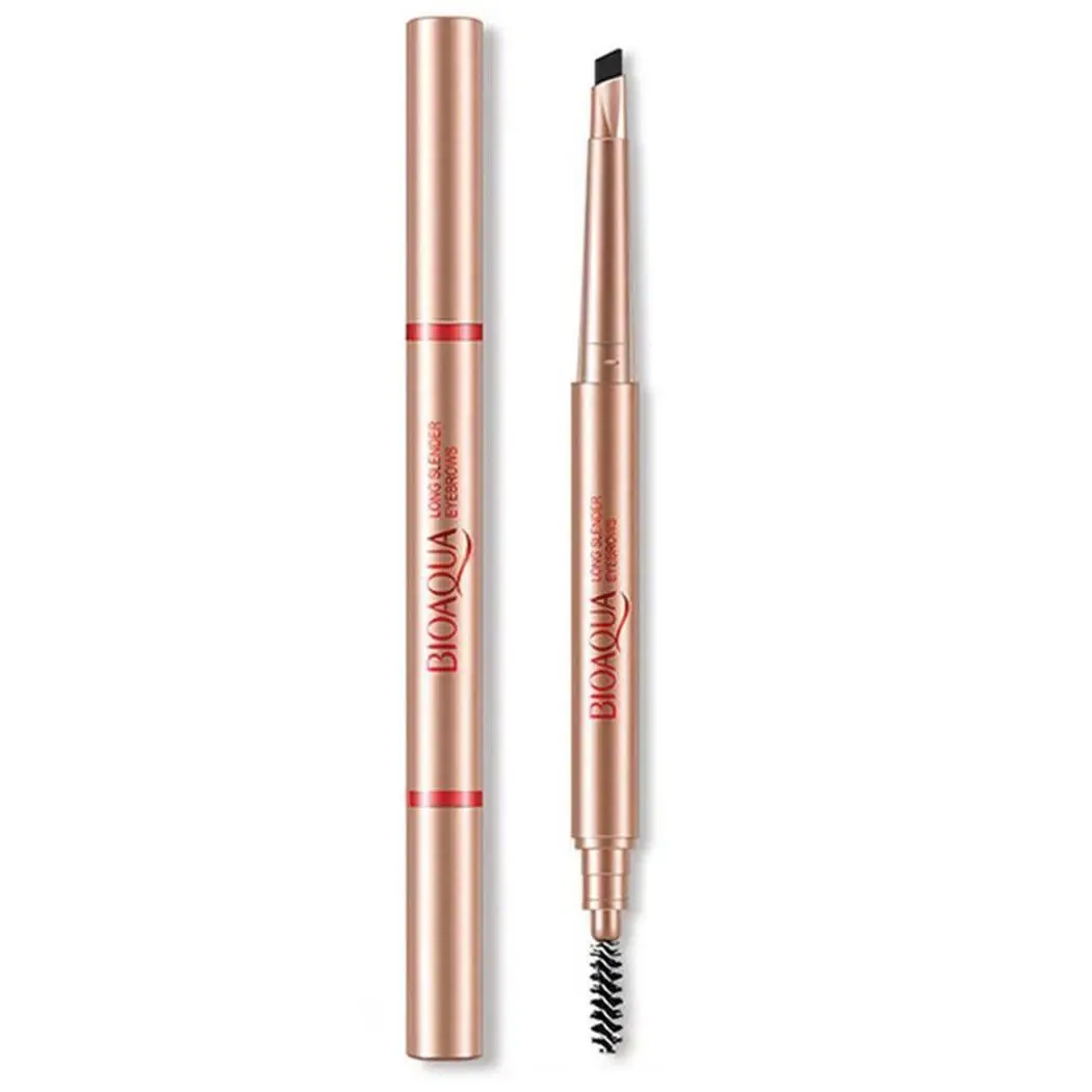 Двухсторонний Мультифункциональный длинный-стойкий для бровей карандаш с щеткой матовый 1 см/0,39 дюймов Макияж Косметический инструмент