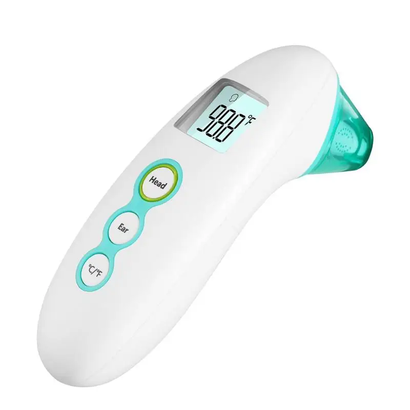 

LCD Digital FDA Electronic Forehead Ear Thermometer Baby Adult Ear Temperature Gun Children Adult Body Fever Quick Measurement T