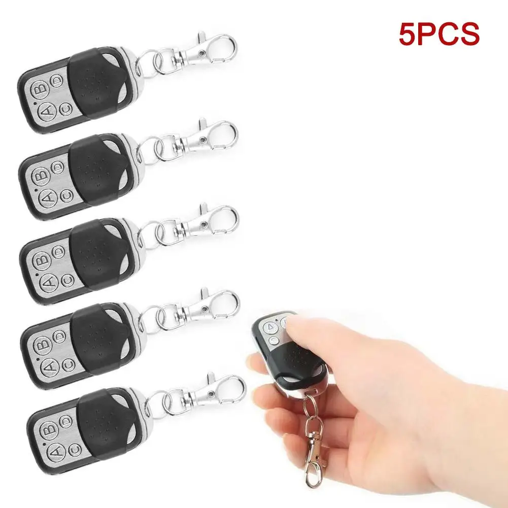 

5PCS Universal Cloning Key Fob Remote Control for Garage Doors Electric Gate cars ETC Remote Control Duplicator 433.92mhz
