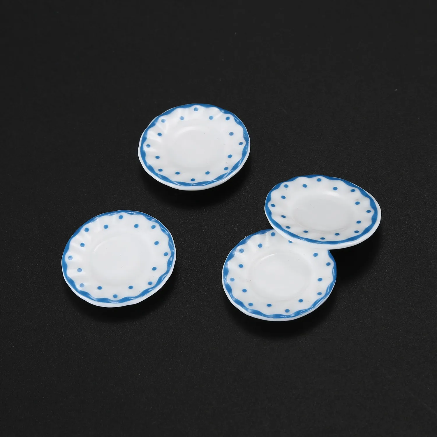 دمية مصغرة 1:12 لعبة المطبخ الطعام غرفة 15 قطعة Porcelaine طقم شاي