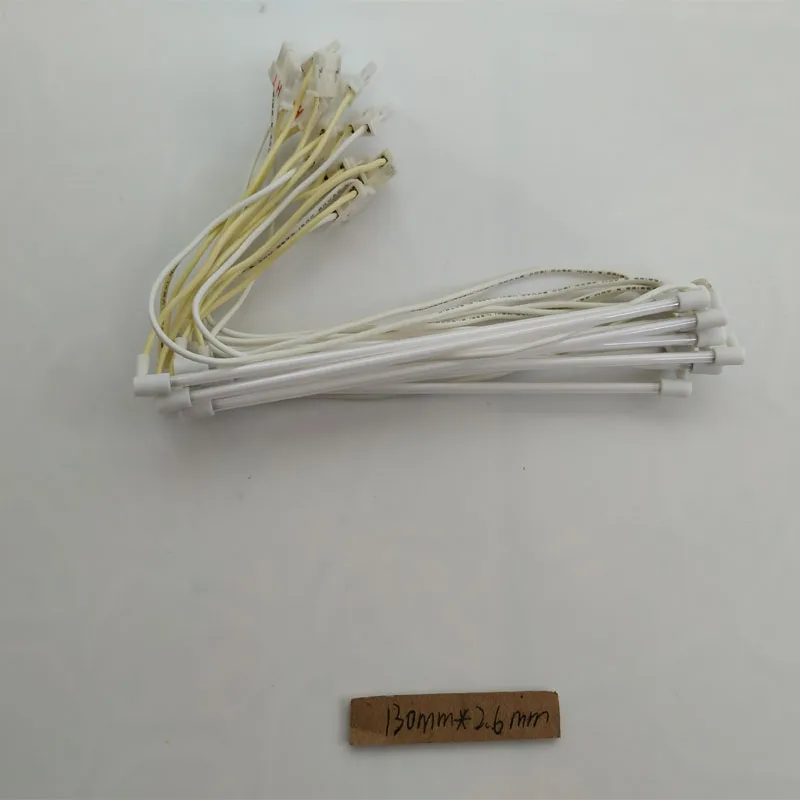 

Free shipping!!10PCS/Lot 2.6MM*130MM 5.7" CCFL Lamp Tube Code Cathode Fluorescent Backlight With Cable for LCD Screen