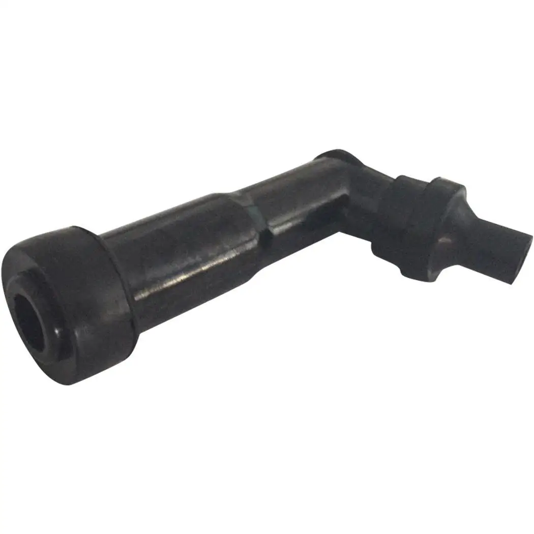 

102 Degree 10-12mm Black Threaded Spark Plug Cap / Resistor Cover