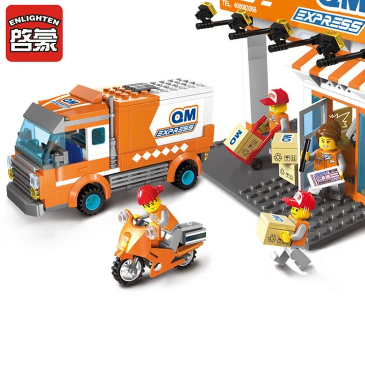 Vehicle City Series Spelling Insert Assembling Building Block Alpinia Oxyphylla Spelling Insert Building Block Toys Vehicle 1119