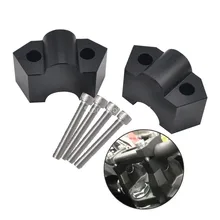 Глянцевый черный Руль Riser& зажим комплект обновления Управление 30 мм подходит для Kawasaki Z 250/300/800/900 Z800 2013, на шнуровке, новая