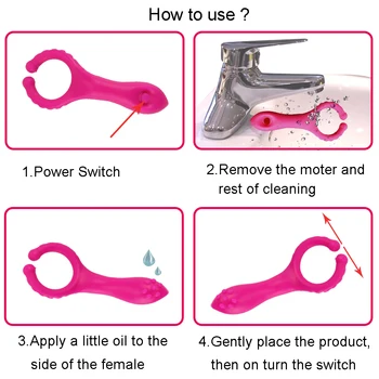 G Spot Vibrating Female Mastuburator Nipple Clip Masturbate Vibrator Silicone Sex Toys For Women Couple Adult Product 6