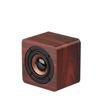 

Mini Wireless Bluetooth Speaker Wooden Portable Bluetooth 4.2 Speakers