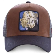 Новинка в стиле аниме «Драконий жемчуг зет DragonBall Goku патч Бейсбол шапки зимняя шапка высокого Качественный хлопок Для мужчин Для женщин Регулируемый Повседневное в стиле хип-хоп с прямым козырьком