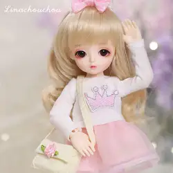 Новое поступление LinaChouchou Miu BJD SD кукла 1/6 модель тела обувь для мальчиков девочек Oueneifs высокое качество игрушки из полимера Бесплатная глаз