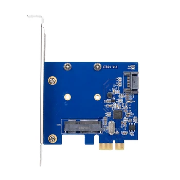 

PCI-E Express Extend Card PCIe To MSATA SSD & SATA3.0 Combo Expansion Card Controller Converter For PC Computer Desktop